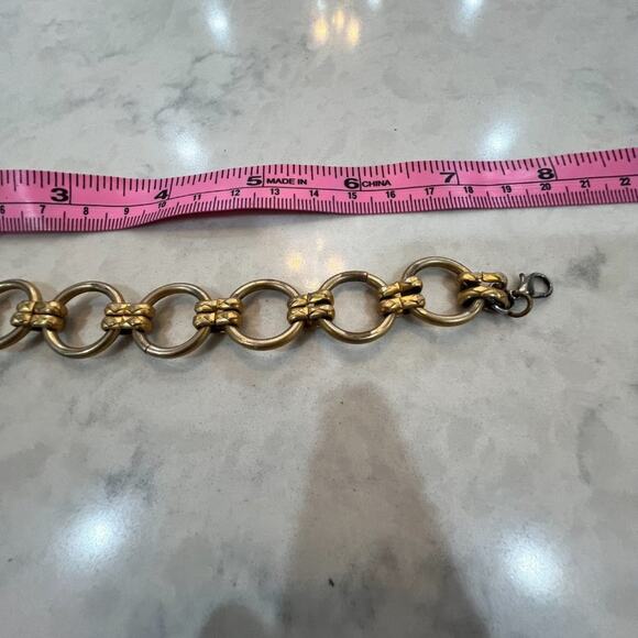 Gold link bracelet - Picture 7 of 9